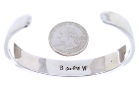 Sterling Silver Jewelry Multicolor Inlay Cuff Bracelet BW70384