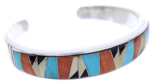 Turquoise And Multicolor Inlay Jewelry Cuff Bracelet BW70394
