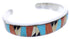 Turquoise And Multicolor Inlay Jewelry Cuff Bracelet BW70394