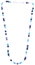 Liquid Silver And Multicolor Bead Jewelry Necklace RS73270
