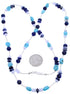 Liquid Silver And Multicolor Bead Jewelry Necklace RS73270