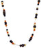 Sterling Liquid Silver Jewlery Multicolor Bead Necklace PS71091