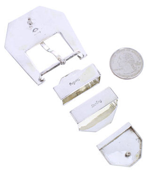 Southwestern Multicolor Silver Turquoise Ranger Belt Buckle AW70618