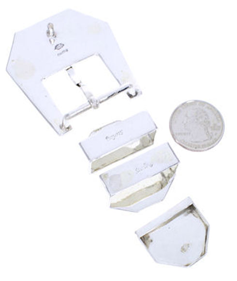 Turquoise Red Oyster Shell Multicolor Ranger Belt Buckle AW70598