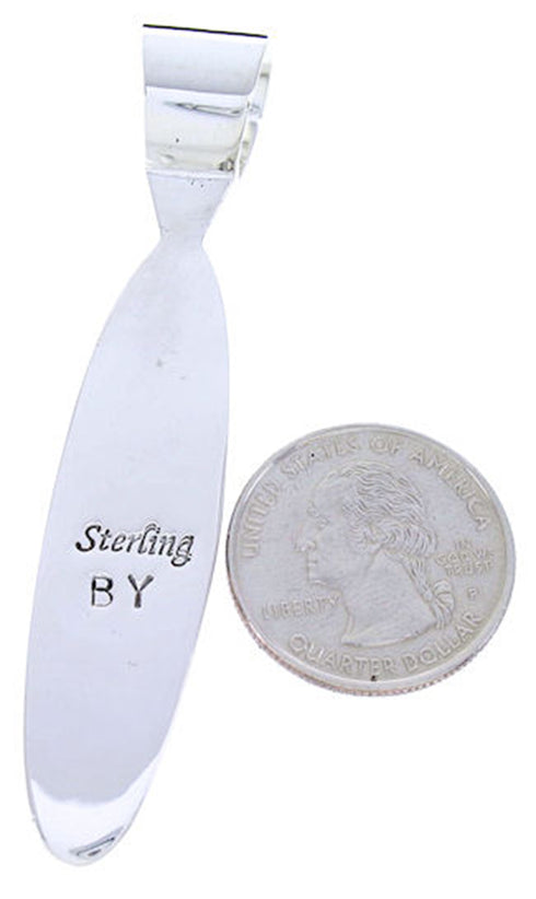 Southwest Jewelry Picture Rock Tiger Eye Multicolor Pendant AW70771