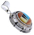 Southwest Multicolor Sterling Silver Jewelry Pendant AW70690