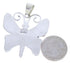 Butterfly Multicolor Genuine Sterling Silver Pendant AW70674