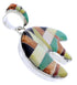 WhiteRock Multicolor Sunset Bear Jewelry Pendant YS70879