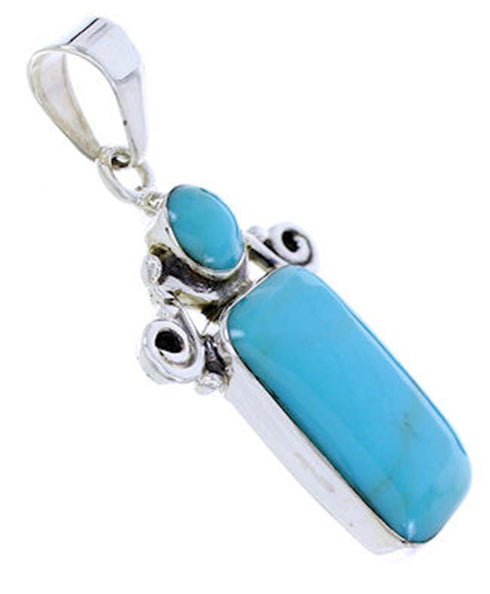 Sterling Silver Turquoise Jewelry Pendant DW71678