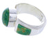 Turquoise And Silver Ring Size 8-3/4 BW71055