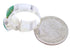 Turquoise And Silver Ring Size 8-3/4 BW71055