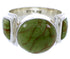 Sterling Silver And Turquoise Jewelry Ring Size 8-1/4 BW71097