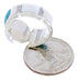 Silver And Turquoise Jewelry Ring Size 5-3/4 BW71141