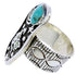 Turquoise Southwest Butterfly Ring Size 8-1/4 BW71157