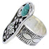 Turquoise Butterfly Sterling Silver Ring Size 8-3/4 BW71160