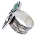 Turquoise And Sterling Silver Butterfly Ring Size 6-1/4 BW71166