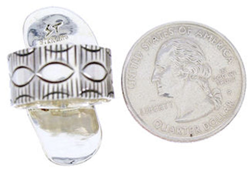 Southwest Jewelry Silver Turquoise Butterfly Ring Size 6-1/4 BW71171