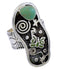 Turquoise Butterfly Southwestern Jewelry Ring Size 6-1/4 BW71189