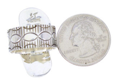 Turquoise And Silver Butterfly Ring Size 7 BW71181