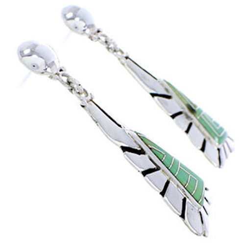 Sterling Silver Southwest Turquoise Jewelry Post Earrings AW71230