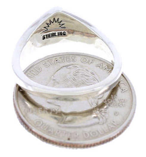 Turquoise And Opal Inlay Jewelry Ring Size 5-3/4 BW71667