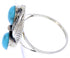 Sterling Silver Turquoise Southwest Jewelry Ring Size 4-3/4 AW71942