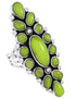Southwest Turquoise Sterling SilverJewelry Ring Size 8-1/2 DW72516
