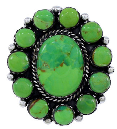 Large Statement Mojave Turquoise Southwest Ring Size 4-1/2 PS72431