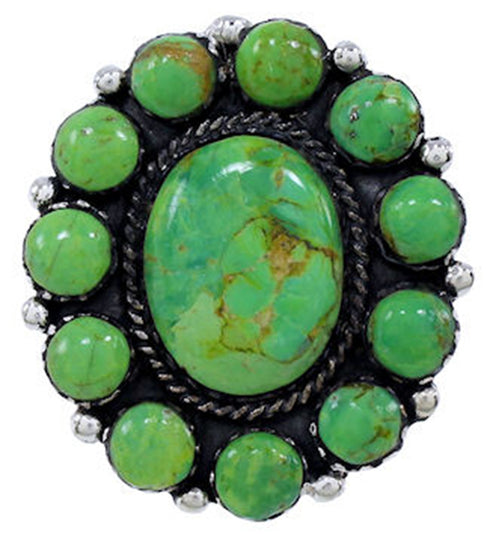 Large Statement Mojave Turquoise Southwest Ring Size 4-1/2 PS72461