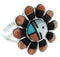 Sun Multicolor Inlay Ring Size 7-3/4 YS72115