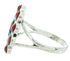 Sun Multicolor Silver Southwest Jewelry Ring Size 5-3/4 YS72144
