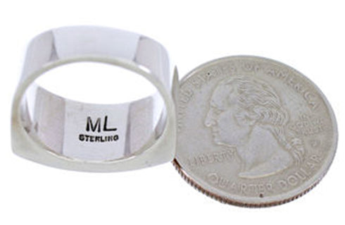 Tiger Eye And Multicolor Inlay Jewelry Ring Size 7-1/2 AW72250