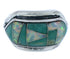 Turquoise Opal Inlay Silver Ring Size 5-3/4 BW72267