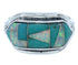 Turquoise Opal Southwestern Silver Ring Size 5-3/4 BW72303