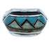 Multicolor Inlay Sterling Silver Ring Size 5-3/4 BW72335