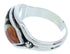 Southwest Multicolor Silver Jewelry Ring Size 8-1/4 YS72343