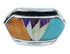 Southwest Silver Multicolor Jewelry Ring Size 8-1/2 YS72358