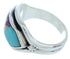 Southwest Silver Multicolor Jewelry Ring Size 8-1/2 YS72358