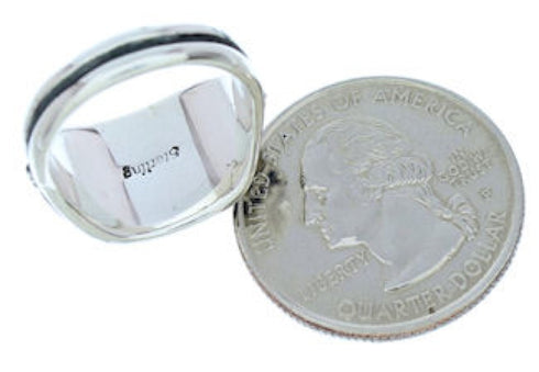 Multicolor Jewelry Sterling Silver Southwest Ring Size 6-1/2 YS72503