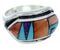 Sterling Silver And Multicolor Ring Size 5-1/2 YS72537