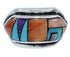 Sterling Silver And Multicolor Ring Size 5-1/2 YS72537