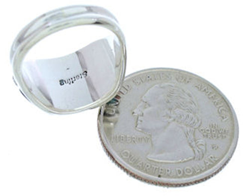 Sterling Silver And Multicolor Ring Size 5-1/2 YS72537