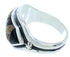 Sterling Silver And Multicolor Inlay Ring Size 6-1/4 YS72544