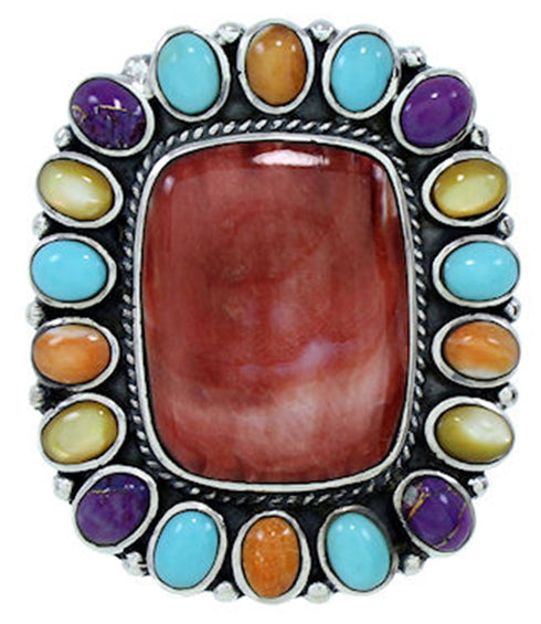Southwest Jewelry Multicolor Large Statement Ring Size 9-1/2 BW72550
