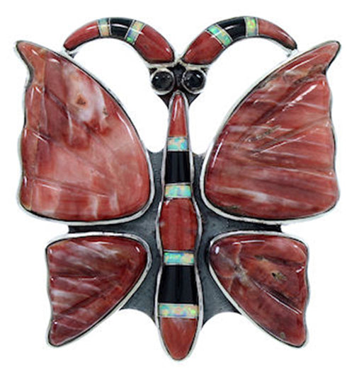 Butterfly Southwest Multicolor Large Statement Ring Size 8-1/2 YS72682