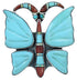Southwest Large Statement Butterfly Multicolor Ring Size 7-3/4 YS72703