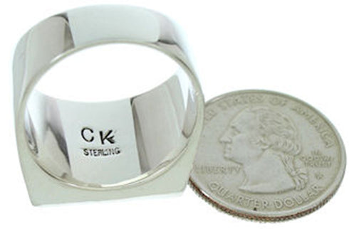 Southwest Jewelry Sterling Silver Multicolor Ring Size 11-1/2 DW72774