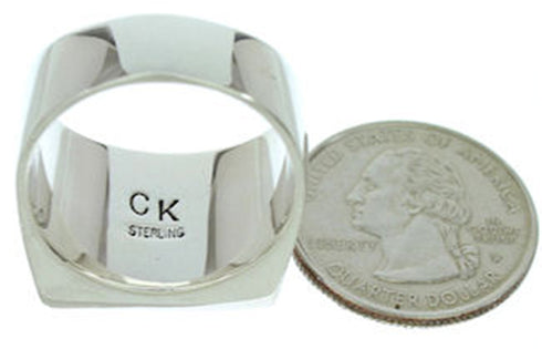 Southwestern Silver Multicolor Jewelry Ring Size 9-3/4 DW72791