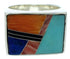 Southwest Multicolor Inlay Ring Size 9-3/4 YS72752