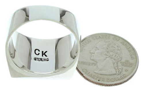 Southwest Sterling Silver Multicolor Ring Size 12-1/2 YS72781